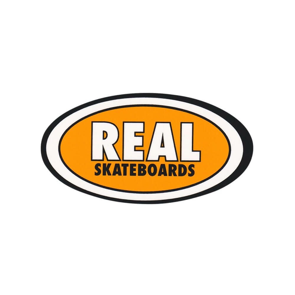 Always バラ売り⭕️ ステッカー スケボー ストリート REAL STICKER リアル ステッカー CLASSIC OVAL SMALL 330 ORANGE