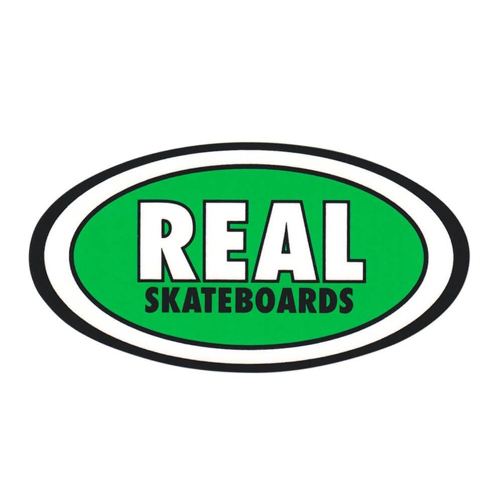 REAL STICKER リアル ステッカー CLASSIC OVAL MEDIUM 440 BLUE