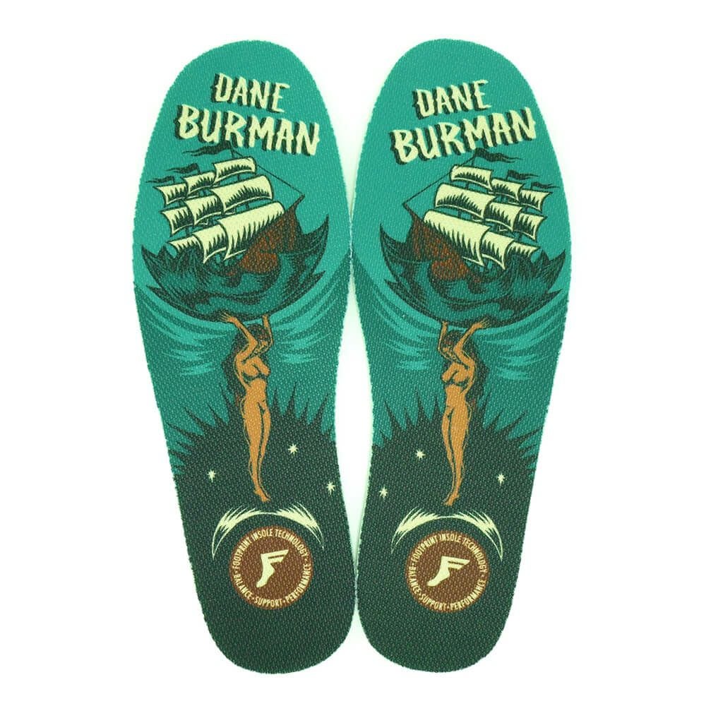 脅威の衝撃吸収 FOOTPRINT INSOLE フットプリント インソール FLAT CUT