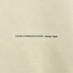 COLOR COMMUNICATIONS CREW SWEAT カラーコミュニケーションズ トレーナー HANDWRITE CHAIN LETTER SAND BEIGE スケートボード スケボー 4