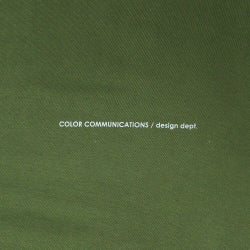 COLOR COMMUNICATIONS HOOD カラーコミュニケーションズ パーカー HANDWRITE CHAIN LETTER OLIVE スケートボード スケボー 3