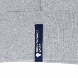 COLOR COMMUNICATIONS HOOD カラーコミュニケーションズ パーカー HANDWRITE CHAIN LETTER GREY スケートボード スケボー 4