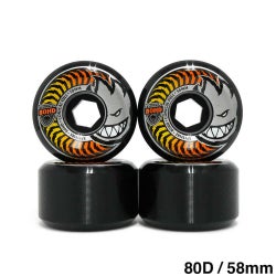 SPITFIRE WHEEL スピットファイヤー ソフトウィール（クルーザー） 80HD CONICAL FULL 黒 58mm スケートボード スケボー