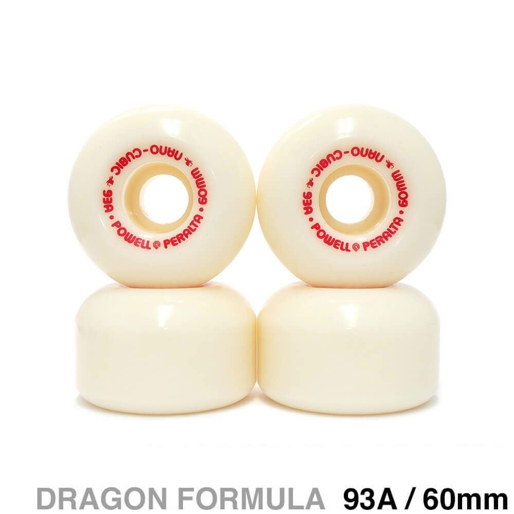 POWELL PERALTA WHEEL パウエルペラルタ ウィール DRAGON FORMULA（DF）93A NANO CUBIC 60mm x 38mm スケートボード スケボー