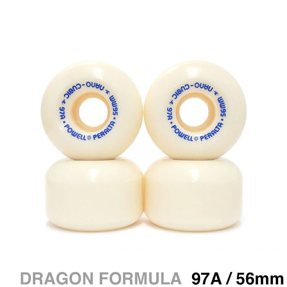 POWELL PERALTA WHEEL パウエルペラルタ ウィール DRAGON FORMULA（DF）97A NANO CUBIC 56mm x 37mm スケートボード スケボー