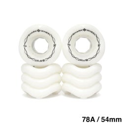 SHARK WHEEL シャークウィール ソフトウィール（クルーザー） JAWS（78A） WHITE 54mm スケートボード スケボー
