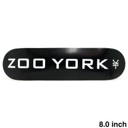 ZOO YORK DECK ズーヨーク デッキ TEAM OG 95 LOGO BLOCK BLACK 8.0 スケートボード スケボー