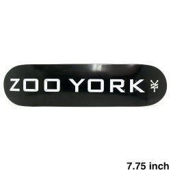 ZOO YORK DECK ズーヨーク デッキ TEAM OG 95 LOGO BLOCK BLACK 7.75 スケートボード スケボー