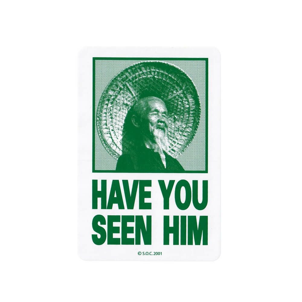 POWELL PERALTA STICKER パウエルペラルタ ステッカー HAVE U SEEN HIM GREEN スケートボード スケボー