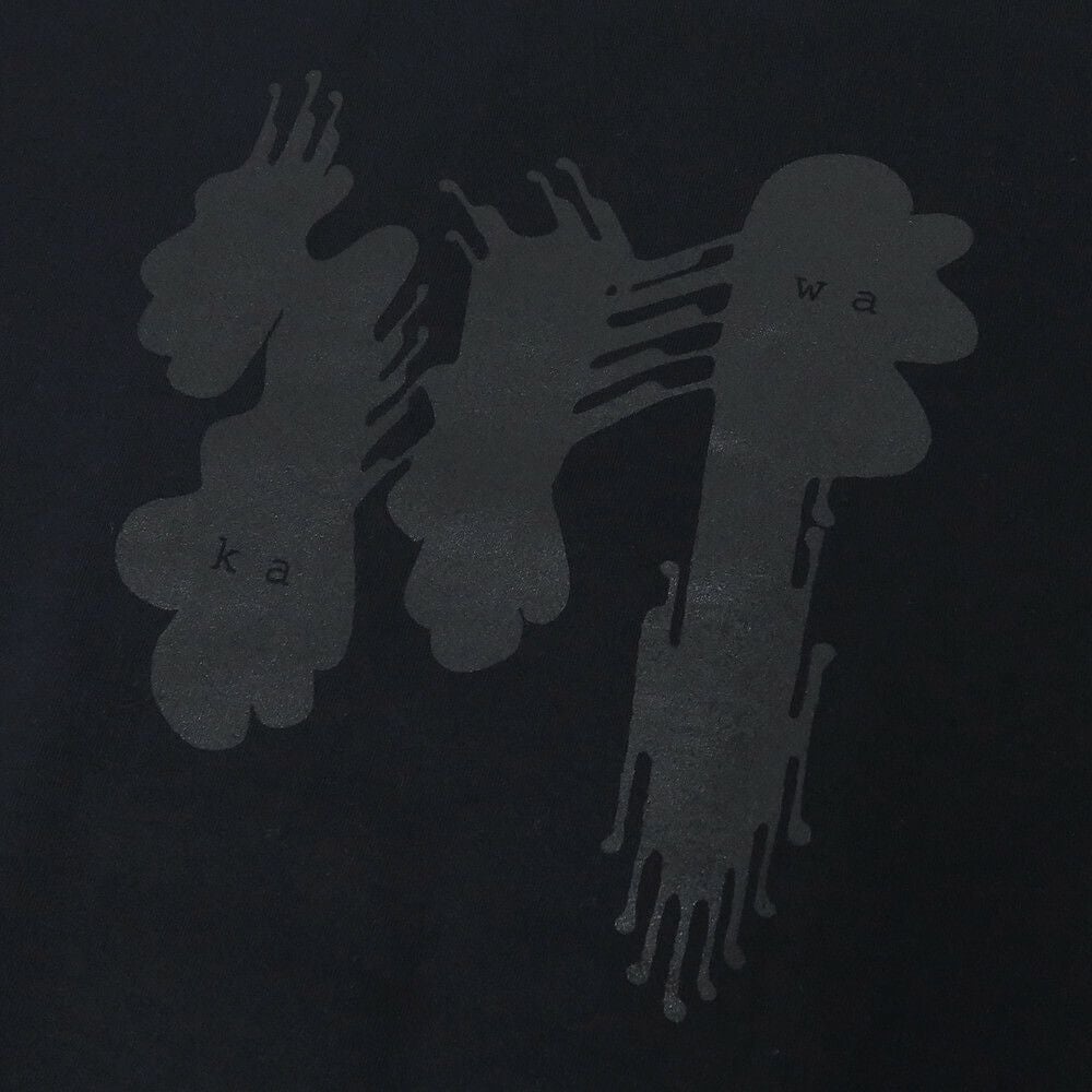 KAWA CREW SWEAT 川 トレーナー 川 BIG LOGO BLACK/BLACK スケートボード スケボー 1