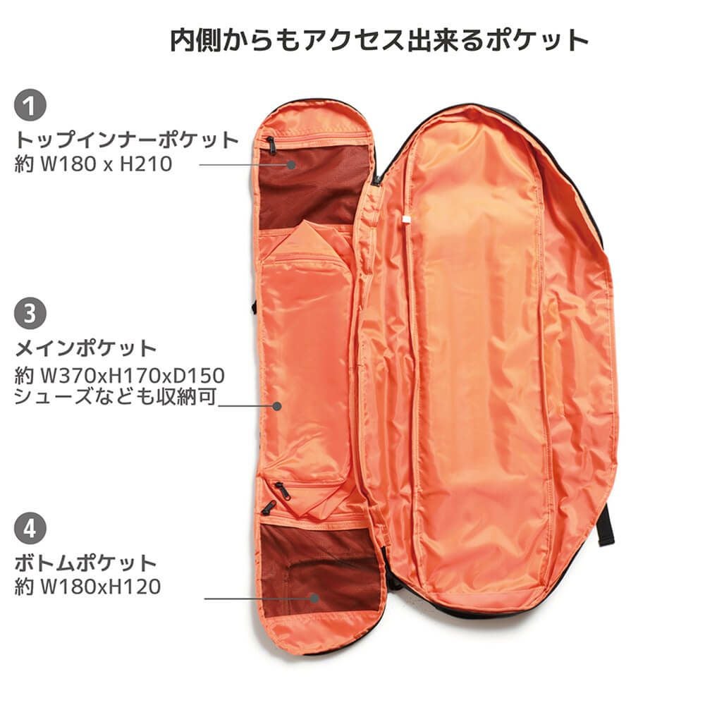 スケートボード収納可能 ESCAPO.TOKYO SKATE BAG エスカポ バッグ スケートボード収納可能 ESCAPO.TOKYO SKATE BAG エスカポ バッグ