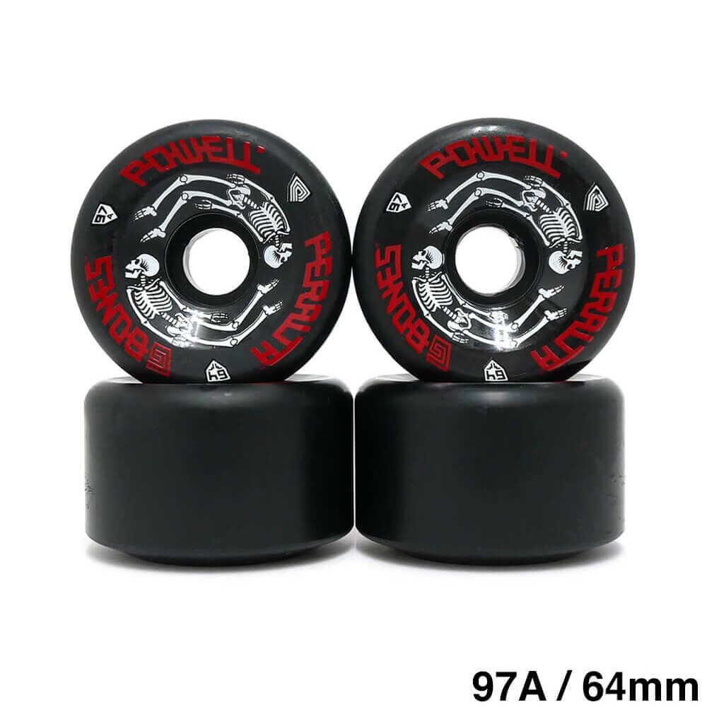 POWELL PERALTA WHEEL パウエルペラルタ ウィール G-BONES 97A 黒 64mm スケートボード スケボー