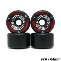 POWELL PERALTA WHEEL パウエルペラルタ ウィール G-BONES 97A 黒 64mm スケートボード スケボー