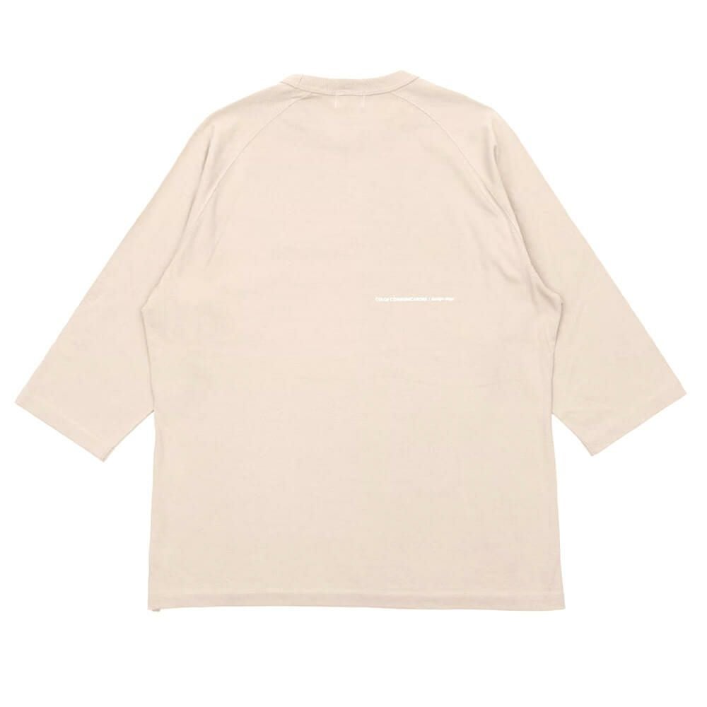 COLOR COMMUNICATIONS LONG SLEEVE カラーコミュニケーションズ 7分袖Tシャツ HANDWRITE CHAIN LETTER STONE スケートボード スケボー 3
