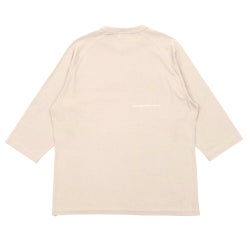 COLOR COMMUNICATIONS LONG SLEEVE カラーコミュニケーションズ 7分袖Tシャツ HANDWRITE CHAIN LETTER STONE スケートボード スケボー 3