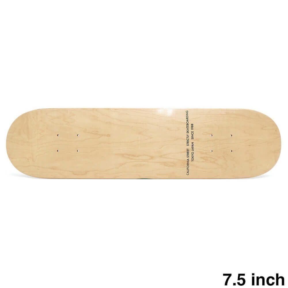 CALIFORNIA STREET DECK カリフォルニアストリート デッキ TEAM SIMPLE CLEAR 7.5 ブランク スケートボード スケボー