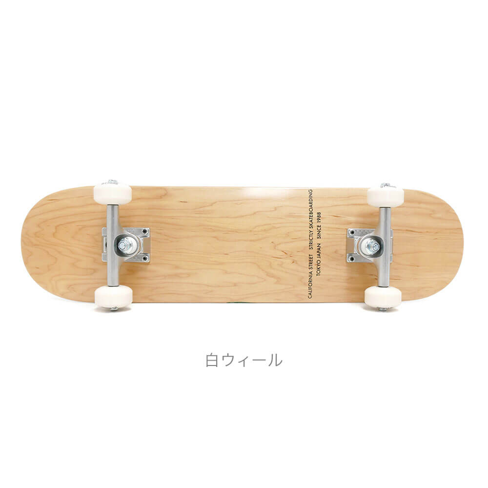 【初心者におすすめ・高品質】専用ケース・レンチ付き CALIFORNIA STREET カリフォルニアストリート コンプリートセット スケートボード完成品（子供用） SIMPLE CLEAR MINI 7.25 ブランク スケートボード スケボー 1