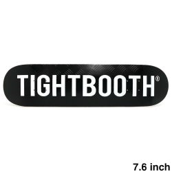 TIGHTBOOTH（TBPR）DECK タイトブース デッキ TEAM CP LOGO BLACK 7.6 スケートボード スケボー
