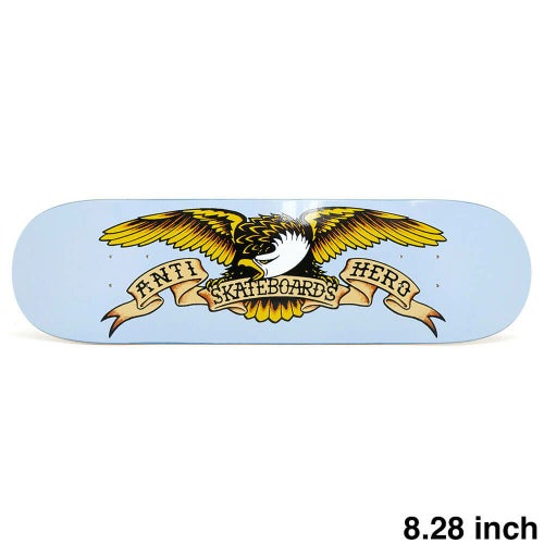 ANTIHERO DECK アンチヒーロー デッキ TEAM CLASSIC EAGLE LIGHT BLUE 8.28 スケートボード スケボー