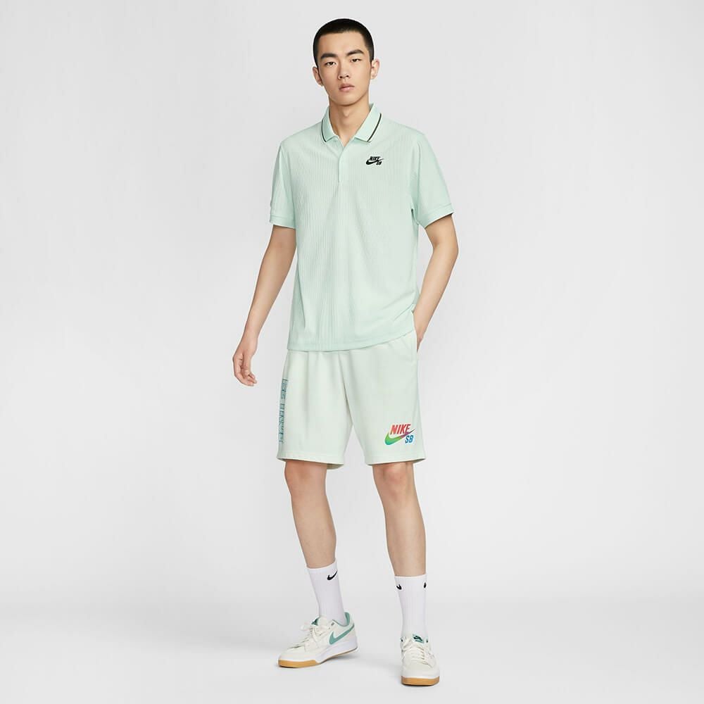 NIKE SB S/S SHIRT ナイキSB 半袖シャツ FED AGN OLY DF ADV PLO ライトグリーン FZ7006-394 スケートボード スケボー 05