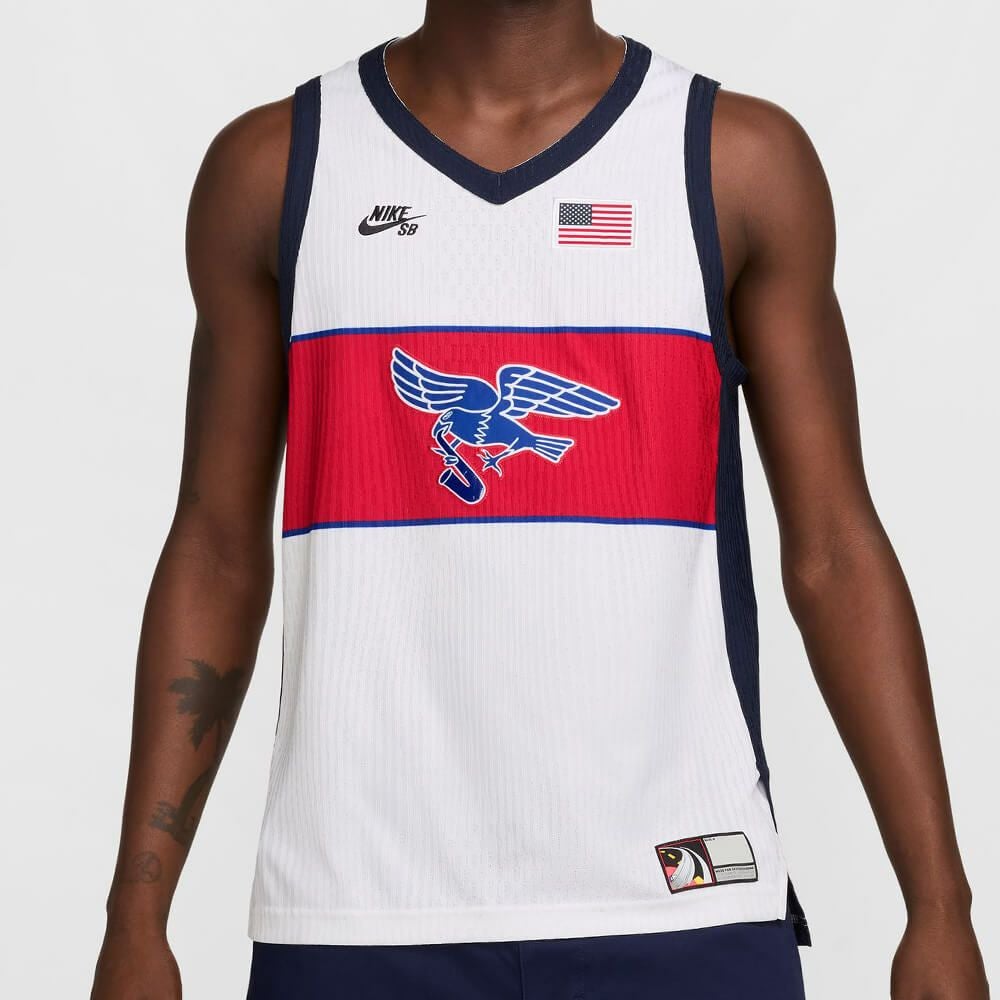 セール）NIKE SB TANKTOP ナイキSB タンクトップ USA OLY DF ADV JSY