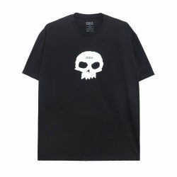 ZERO T-SHIRT ゼロ Tシャツ SINGLE SKULL BLACK スケートボード スケボー 