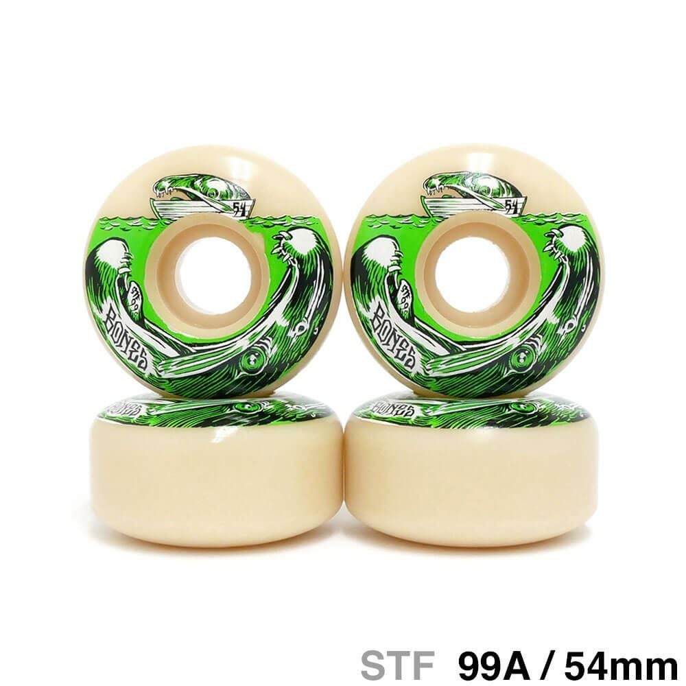 BONES WHEEL ボーンズ ウィール STF 99A V3（SLIMS） SALMON DINNER 54mm スケートボード スケボー