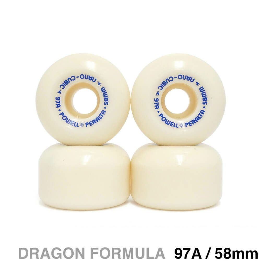 POWELL PERALTA WHEEL パウエルペラルタ ウィール DRAGON FORMULA（DF）97A NANO CUBIC 58mm x 37.5mm スケートボード スケボー