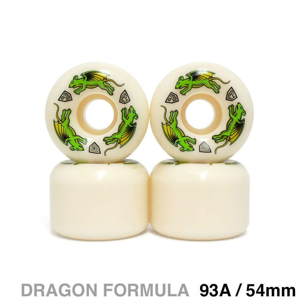 POWELL PERALTA WHEEL パウエルペラルタ ウィール DRAGON FORMULA（DF）93A A2 NANO RATS 54mm x 39mm スケートボード スケボー