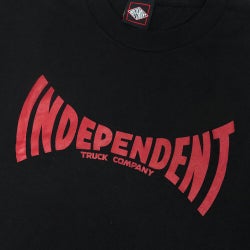  INDEPENDENT LONG SLEEVE インディペンデント ロングスリーブTシャツ SPAN BLACK スケートボード スケボー 1