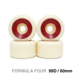 SPITFIRE WHEEL スピットファイヤー ウィール FORMULA FOUR (F4) OG CLASSIC 99D RED 60mm スケートボード スケボー