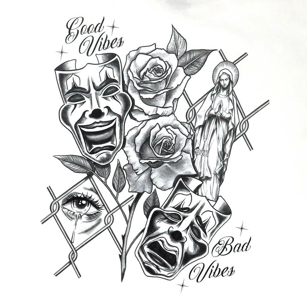 DGK T-SHIRT ディージーケー Tシャツ SAD GIRL WHITE スケートボード スケボー 3