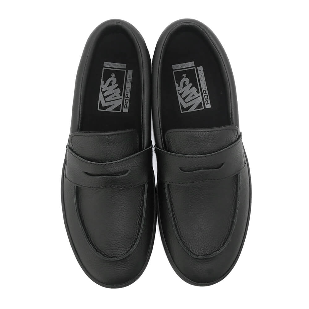 VANS SHOES バンズ シューズ スニーカー SKATE LOAFER BLACK/BLACK（US企画） スケートボード スケボー 1