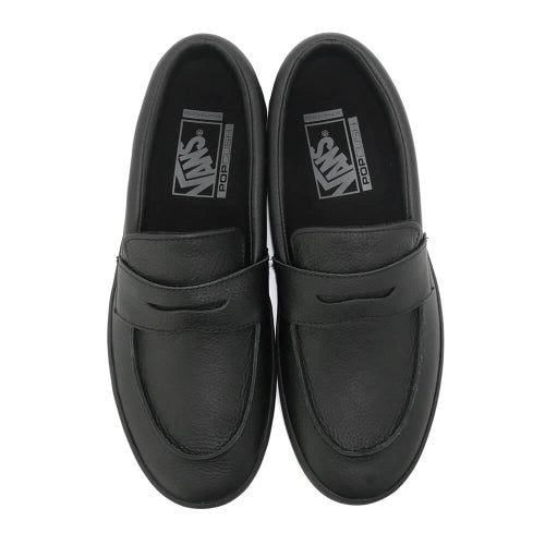VANS SHOES バンズ シューズ スニーカー SKATE LOAFER BLACK/BLACK（US企画） スケートボード スケボー 1