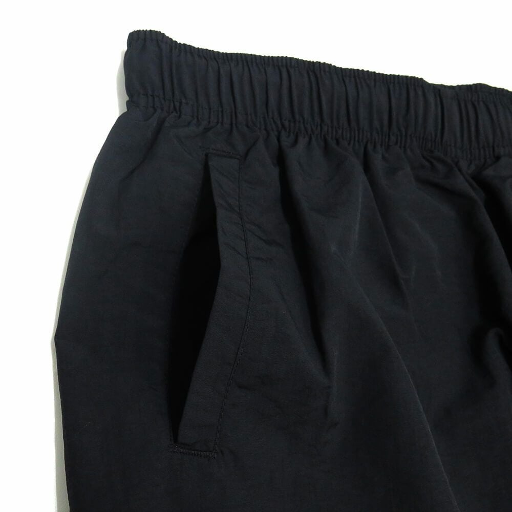 COLOR COMMUNICATIONS PANTS カラーコミュニケーションズ パンツ ジーンズ DRIP EMB LETTER NYLON BLACK スケートボード スケボー 1