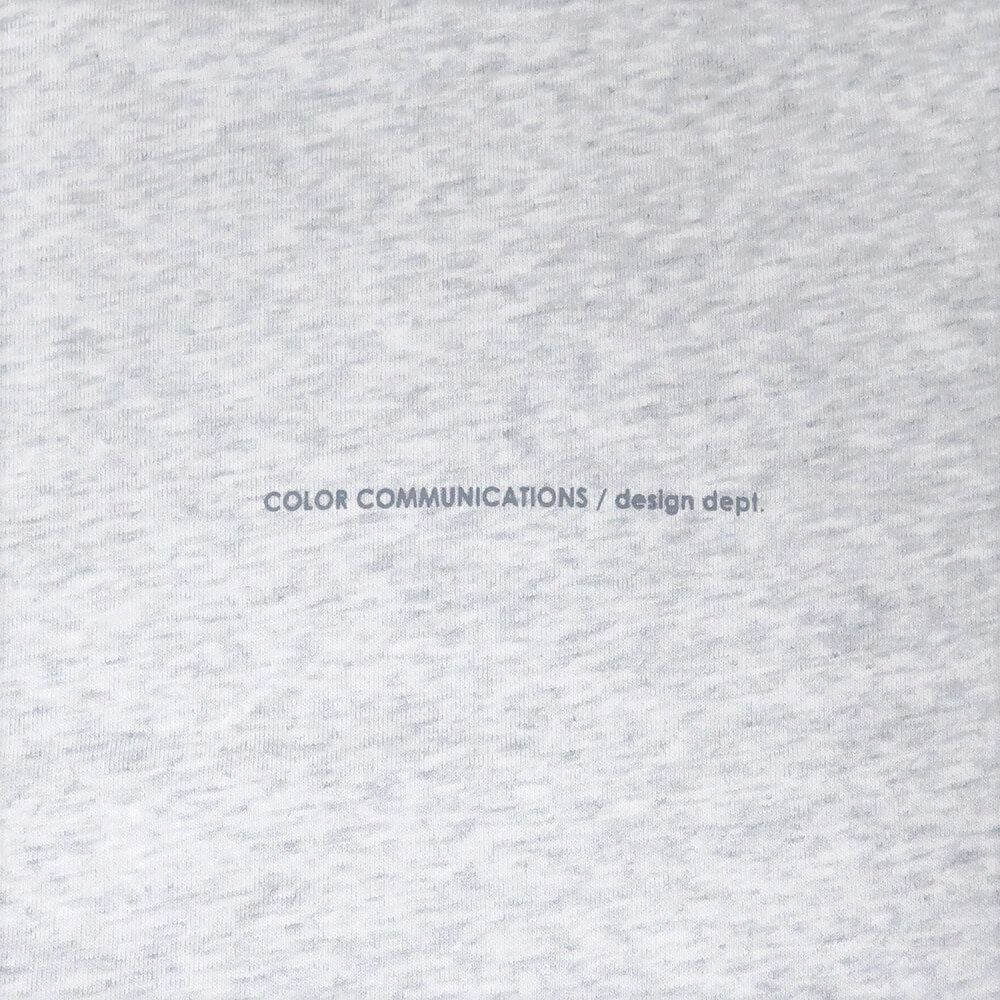 COLOR COMMUNICATIONS CREW SWEAT カラーコミュニケーションズ トレーナー WAWA OWL EMB LETTER ASH 刺繍ロゴ スケートボード スケボー 4