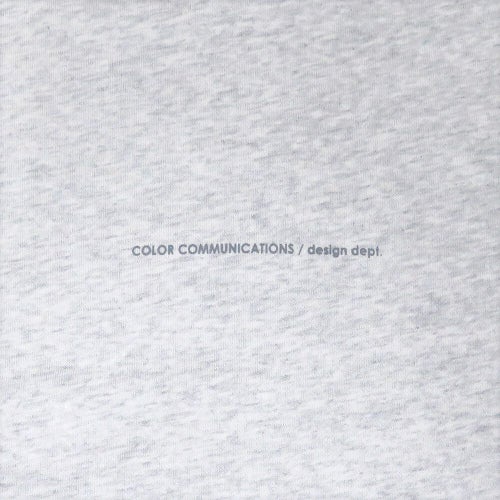 COLOR COMMUNICATIONS CREW SWEAT カラーコミュニケーションズ トレーナー WAWA OWL EMB LETTER ASH 刺繍ロゴ スケートボード スケボー 4