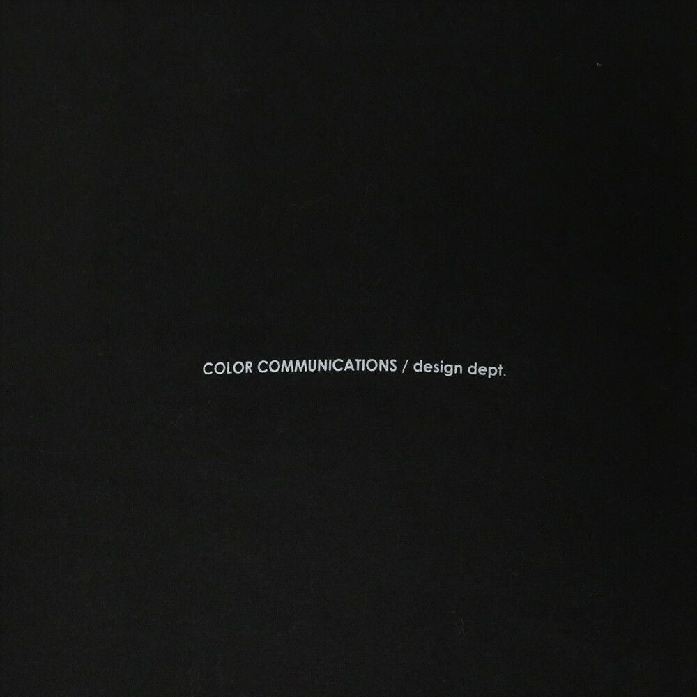 COLOR COMMUNICATIONS CREW SWEAT カラーコミュニケーションズ トレーナー WAWA OWL EMB LETTER 1/4 ZIP BLACK 刺繍ロゴ スケートボード スケボー 4