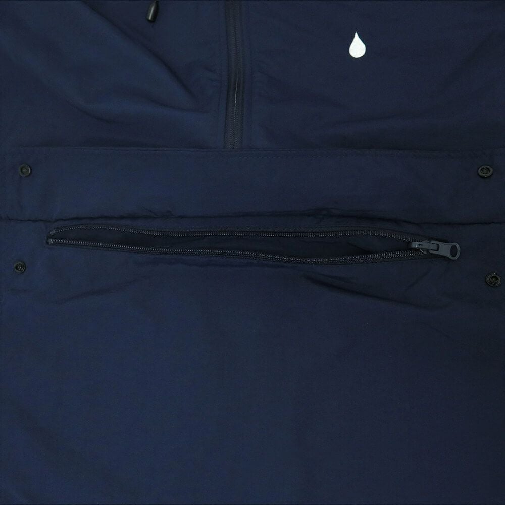 COLOR COMMUNICATIONS JACKET カラーコミュニケーションズ ジャケット DRIP EMB PACKABLE ANORAK NAVY スケートボード スケボー 5