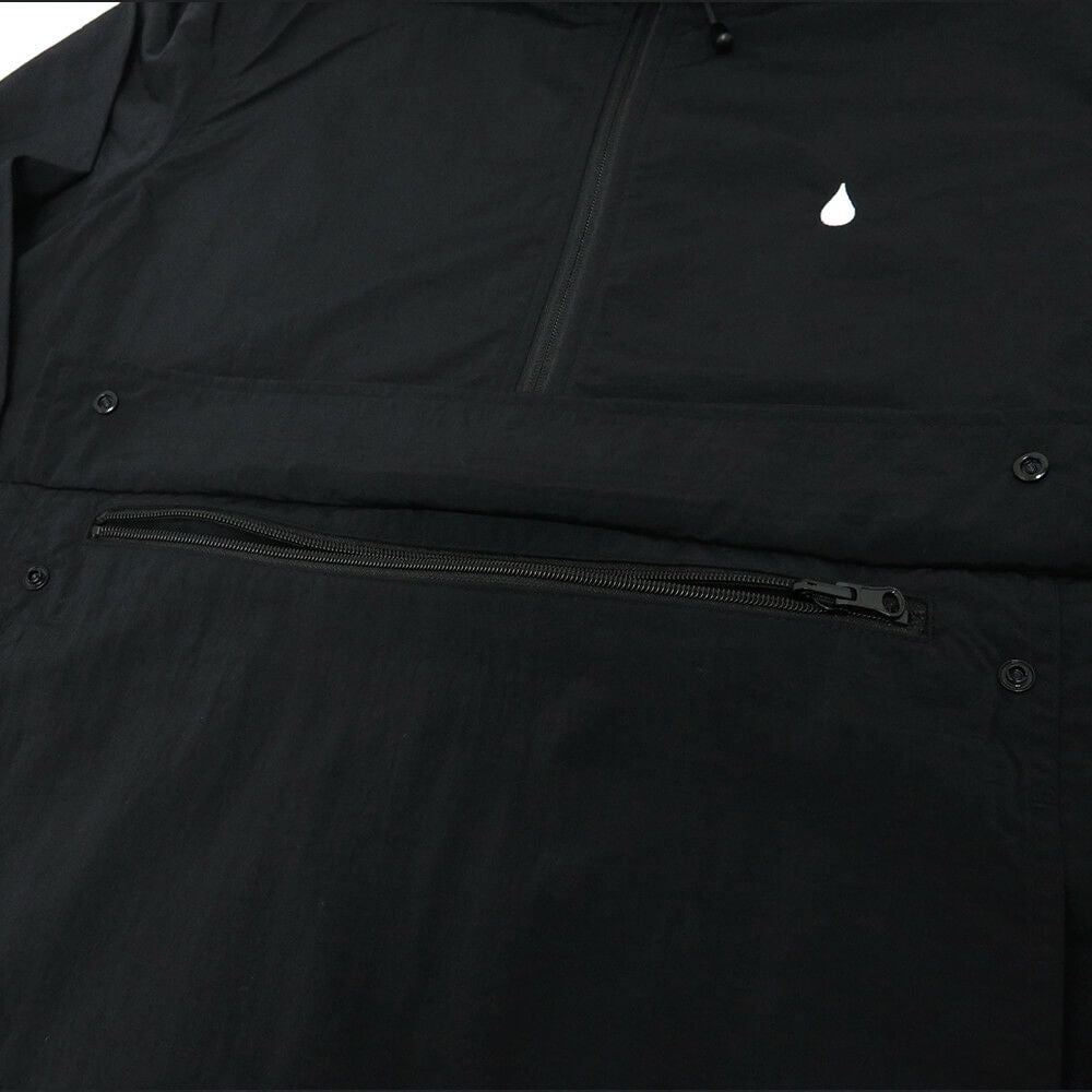 COLOR COMMUNICATIONS JACKET カラーコミュニケーションズ ジャケット DRIP EMB PACKABLE ANORAK BLACK スケートボード スケボー 4
