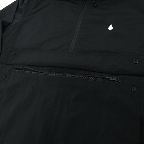 COLOR COMMUNICATIONS JACKET カラーコミュニケーションズ ジャケット DRIP EMB PACKABLE ANORAK BLACK スケートボード スケボー 4