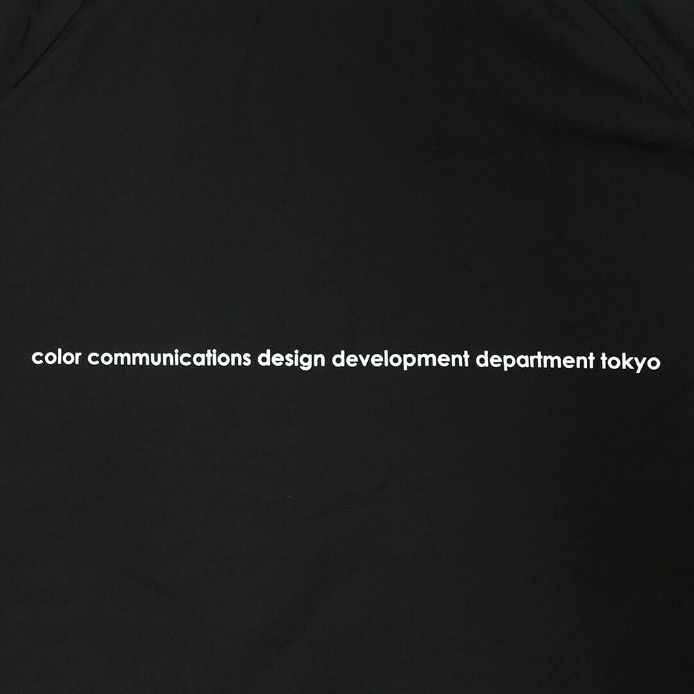 COLOR COMMUNICATIONS JACKET カラーコミュニケーションズ ジャケット DRIP EMB NYLON BOA REVERSIBLE BLACK/BLACK スケートボード スケボー 6