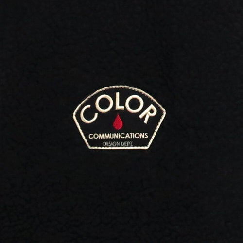 COLOR COMMUNICATIONS JACKET カラーコミュニケーションズ ジャケット DRIP EMB NYLON BOA REVERSIBLE BLACK/BLACK スケートボード スケボー 10