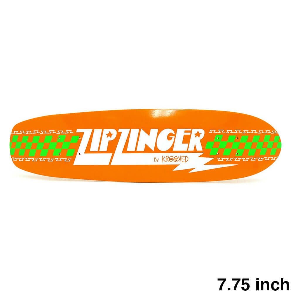 KROOKED DECK クルキッド デッキ TEAM ZIP ZINGER CLASSIC ORANGE 7.75