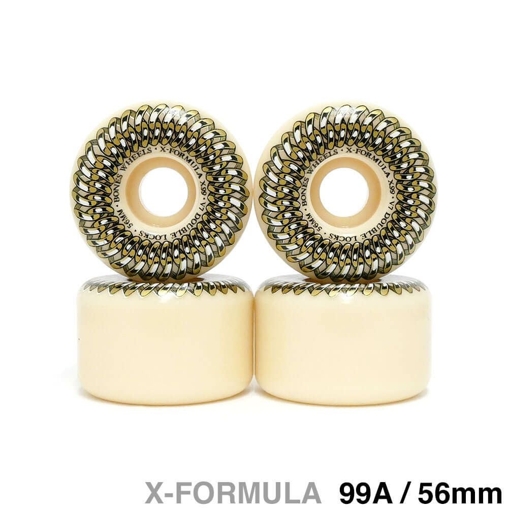 スケートボード Bones X-formula Double Locks 56mm BONES WHEELS X-FORMULA DOUBLE LOCK V7 97A (54M/56MM/58MM) – The