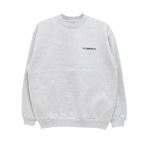 COCKROACH CREW SWEAT コックローチ トレーナー THICK WEIGHT OG LOGO STITCH GREY スケートボード スケボー 