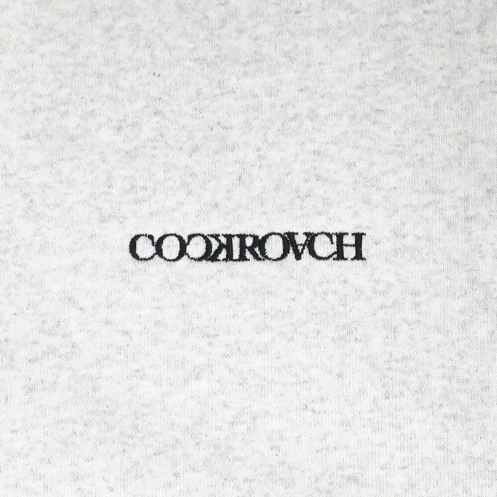 COCKROACH CREW SWEAT コックローチ トレーナー THICK WEIGHT OG LOGO STITCH GREY スケートボード スケボー 2