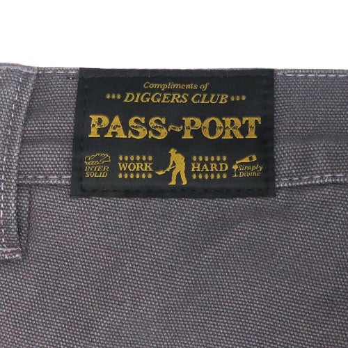 PASS~PORT PANTS パスポート パンツ ジーンズ DOUBLE KNEE DIGGERS CLUB R42 CHARCOAL スケートボード スケボー 8