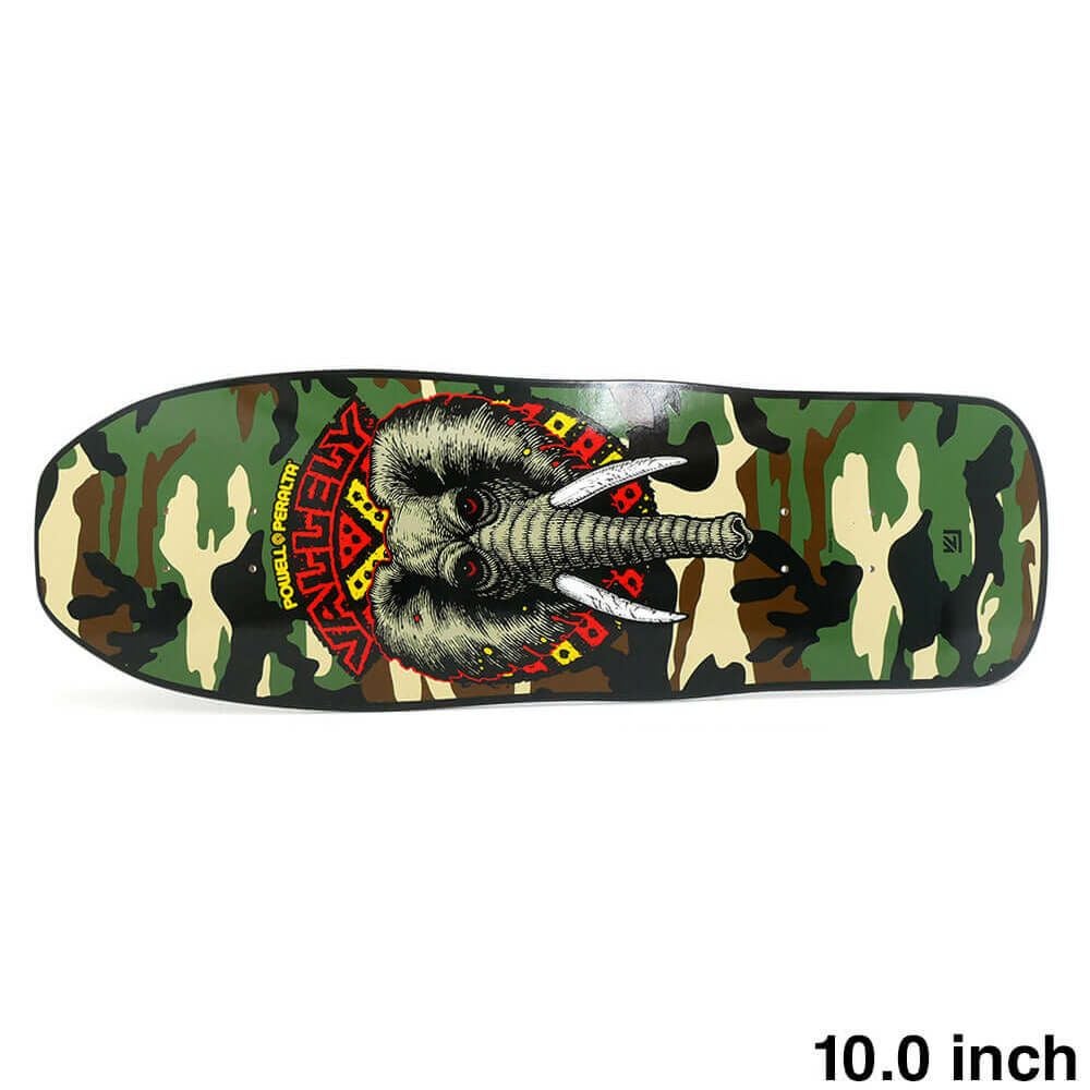 POWELL PERALTA DECK パウエルペラルタ デッキ MIKE VALLELY ELEPHANT CAMO 10.0 SHAPE 163 スケートボード スケボー