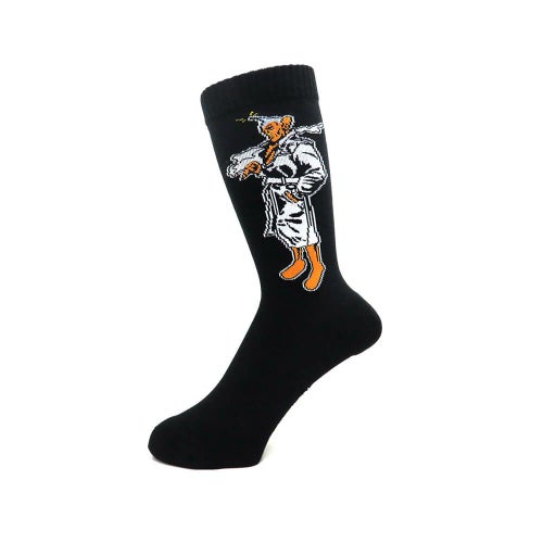  WHIMSY SOCKS ウィムジー ソックス 靴下 PEEPO SAN BLACK スケートボード スケボー 1